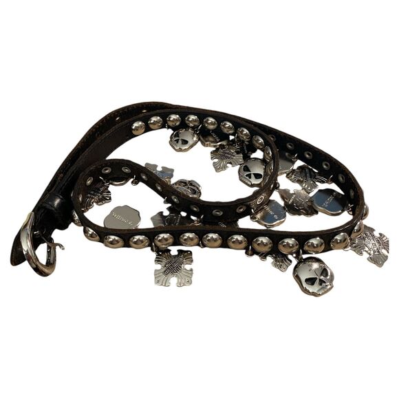 2012 Harley-Davidson “The Charmer” Womens Cowhide Belt 42″ Large Genuine Leather - Picture 2 of 7